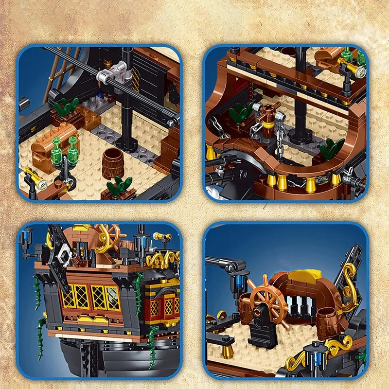 Navio pirata Tempestade | 1282 PCS