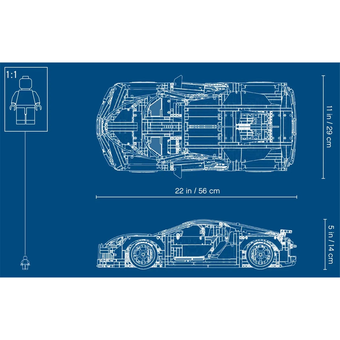 Bugatti Chiron TECHNIC | 3599PCS